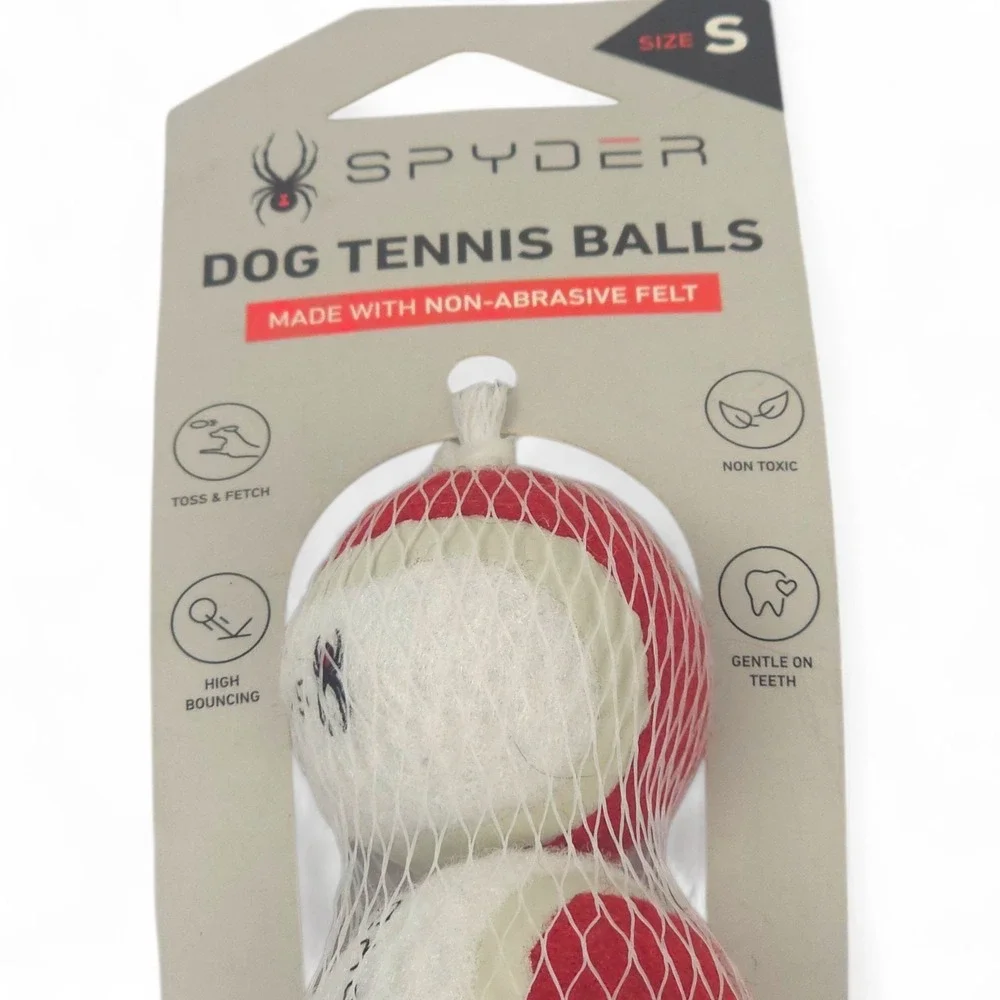Spyder Dog Tennis Balls 4 Pack Size S 2